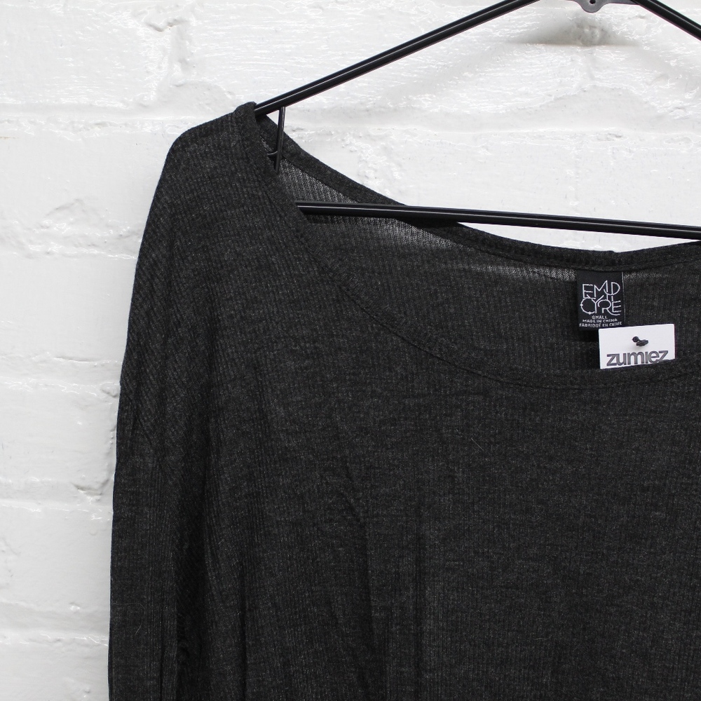 Grey Long Sleeve Zumiez Top